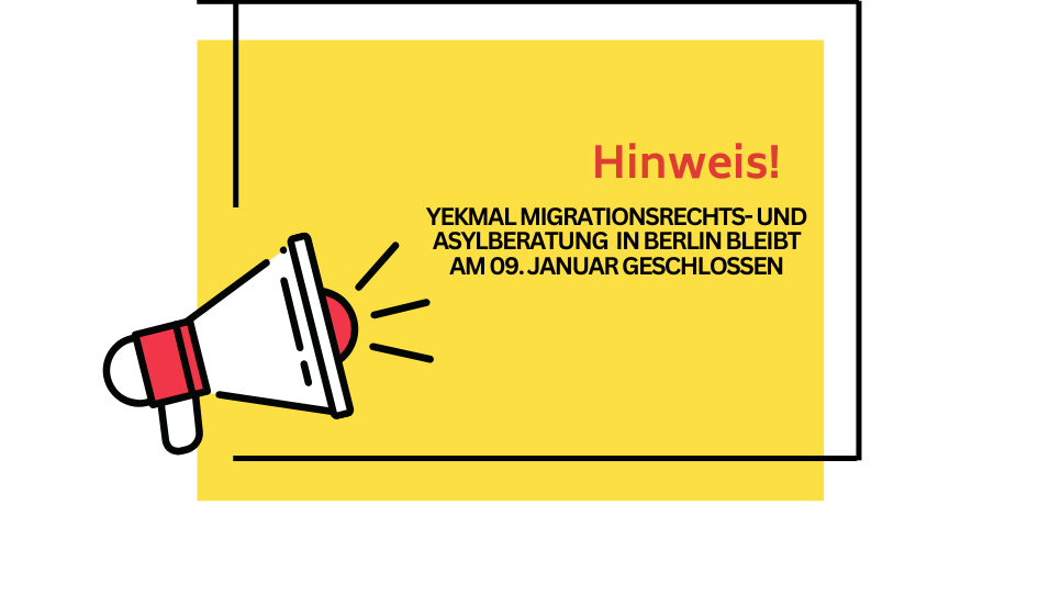 Unsere Beratungsstelle bleibt am 09. Januar geschlossen